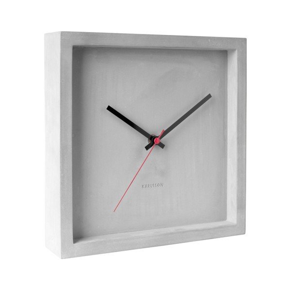 Betonové nástěnné hodiny Karlsson Franky, šířka 25 cm-image-1