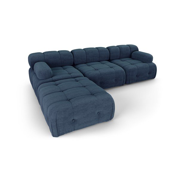 Divano angolare componibile in blu scuro Ferento – Cosmopolitan Design-image-4