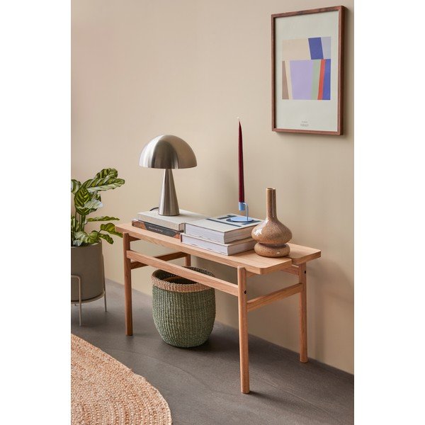 Panca in rovere naturale Align - Hübsch-image-2