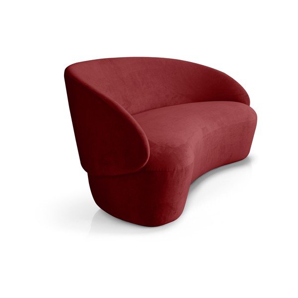 Divano in velluto rosso, 162 cm Naïve - EMKO-image-3