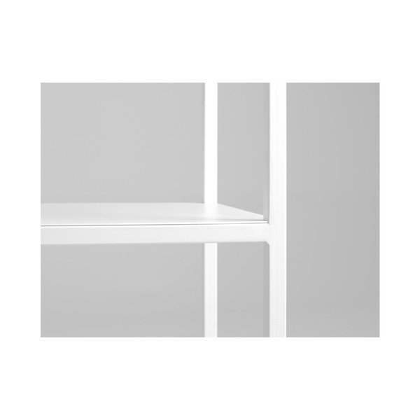 Libreria bianca, altezza 110 cm Hyller - CustomForm-image-1