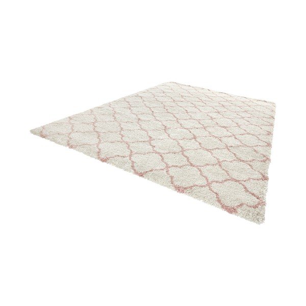 Tappeto crema e rosa Grace Creme Rose, 200 x 290 cm - Mint Rugs-image-3