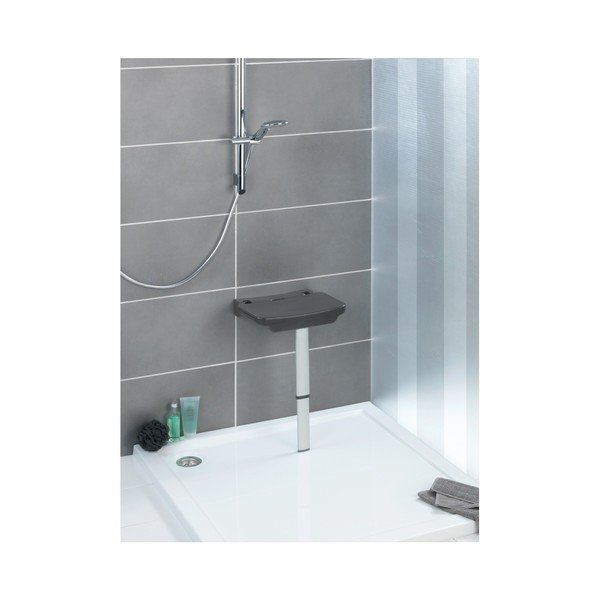 Sedia pieghevole a parete Doccia Secura Premium - Wenko-image-2