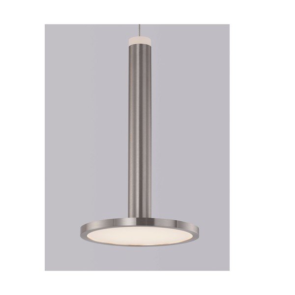 Lampadario LED color argento opaco in metallo ø 15 cm Palencia – Nova Luce-image-4