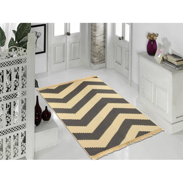 Tappeto ZigZag Grigio, 60 x 90 cm - Ya Rugs-image-2