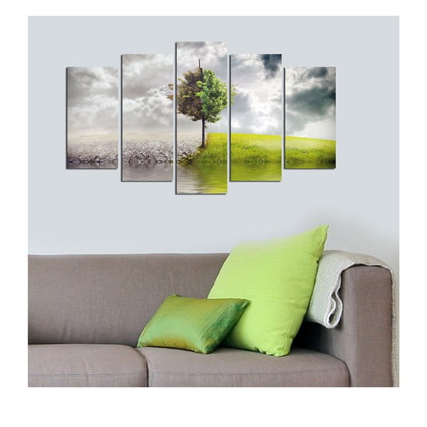 Quadro 5 pezzi Annetta - Wallity-image-1