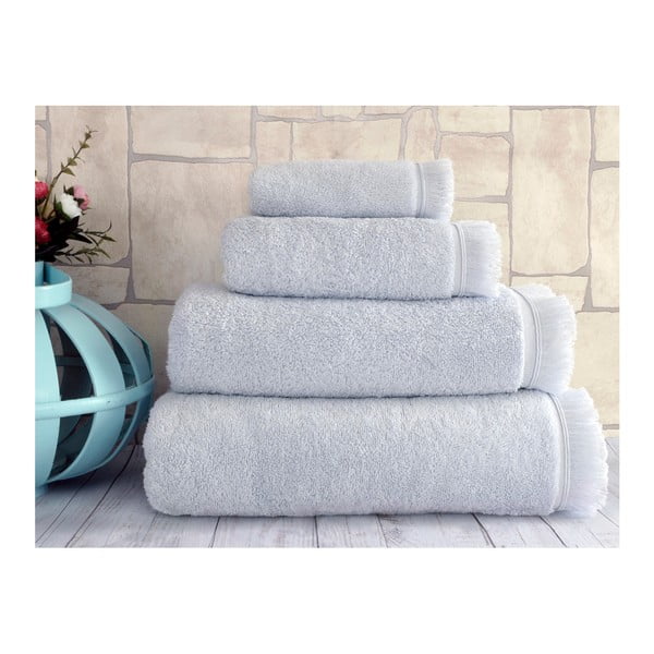 Šedý ručník Irya Home Superior, 30x50 cm