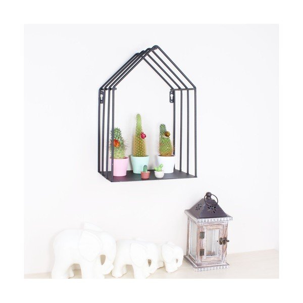 Kovová nástěnná polička North Carolina Scandinavian Home Decors Maison