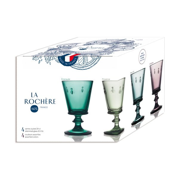 Set di 4 bicchieri da vino da 230 ml Abeille - La Rochére-image-3