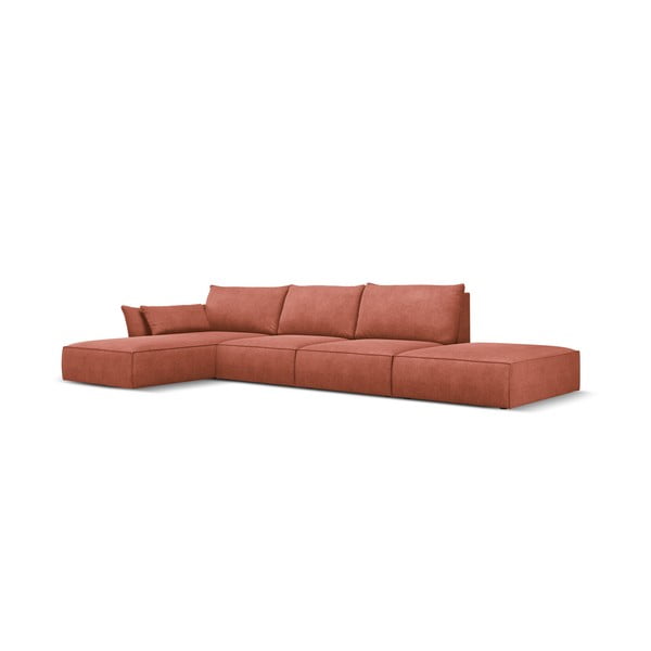 Divano angolare rosso (angolo sinistro) Vanda - Mazzini Sofas-image-2