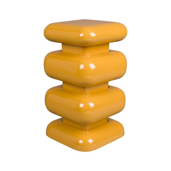 Tavolino in metallo 29x29 cm Stubby – Dutchbone