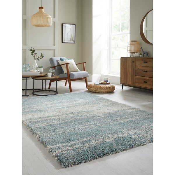 Tappeto blu/grigio 80x150 cm Reza - Flair Rugs-image-4