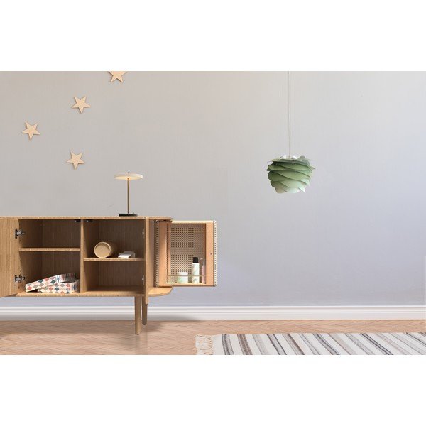 Cassettiera bassa in rovere decorato in colore naturale 109x75 cm Treasures - UMAGE-image-4