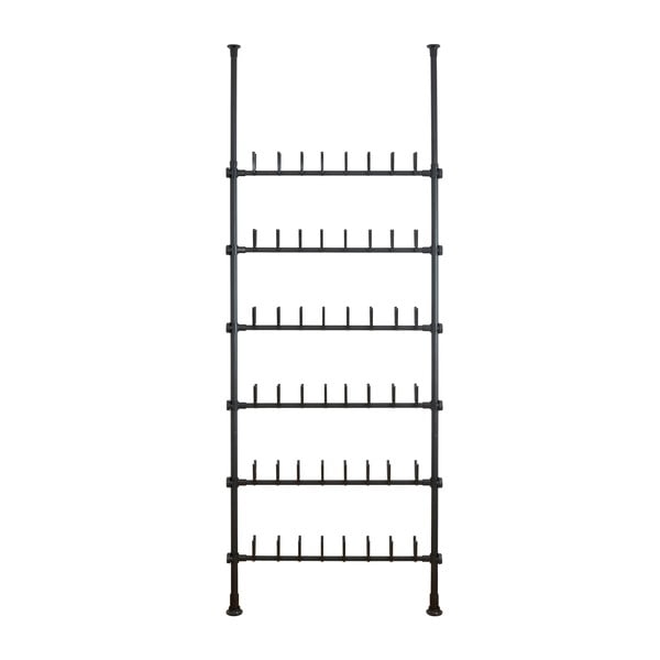 Scarpiera nera in metallo telescopica Herkules - Wenko-image-4