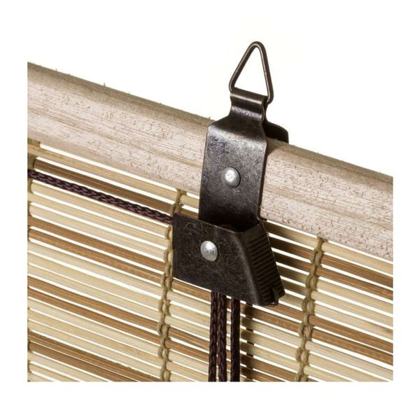 Tenda a rullo in bambù marrone chiaro 160x180 cm Natural Life - Casa Selección-image-3