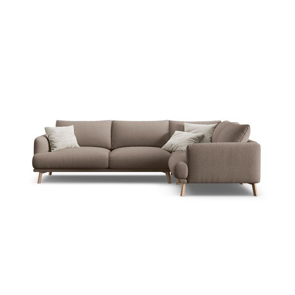 Divano angolare grigio tortora (con penisola a destra/con chaise lounge) Naomi – Micadoni -image-3