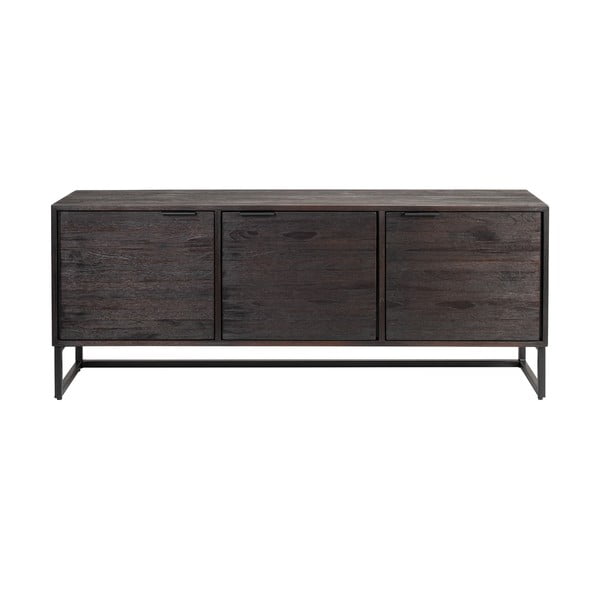 Cassettiera bassa marrone in teak 140x55 cm Webster - White Label