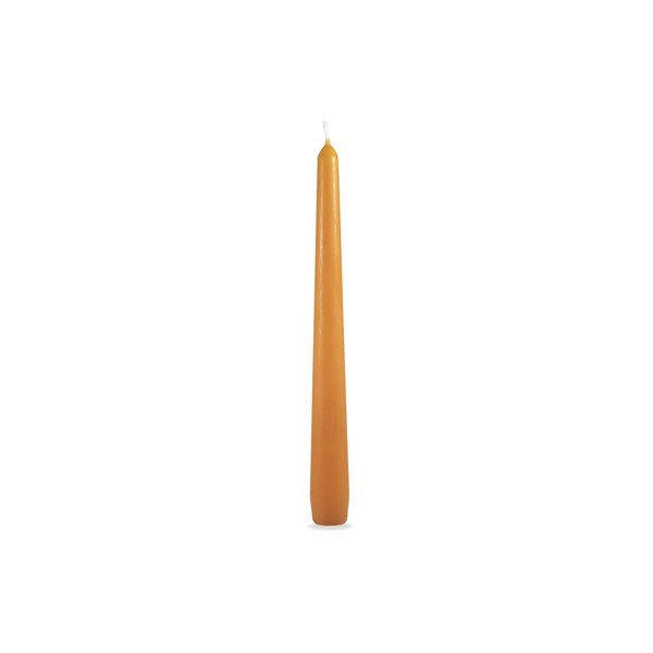 Set di 4 candele arancione scuro, durata di combustione 7 h Tapers - Unipar