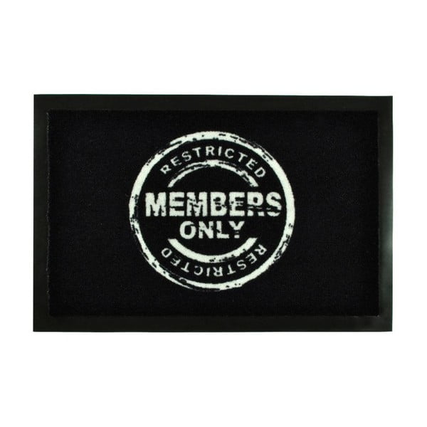 Rohožka Hanse Home Members Only Black, 40 x 60 cm