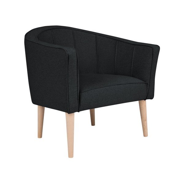 Černé křeslo Kooko Home Piri