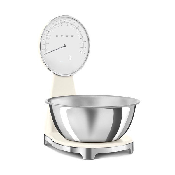 Bilancia da cucina digitale color crema in plastica – SMEG-image-4