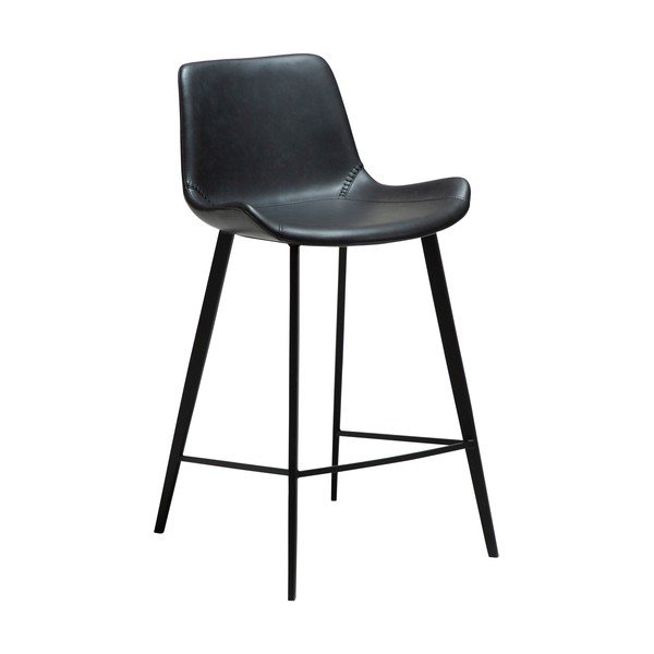 Sgabello da bar nero (altezza della seduta 65 cm) Hype – DAN-FORM Denmark