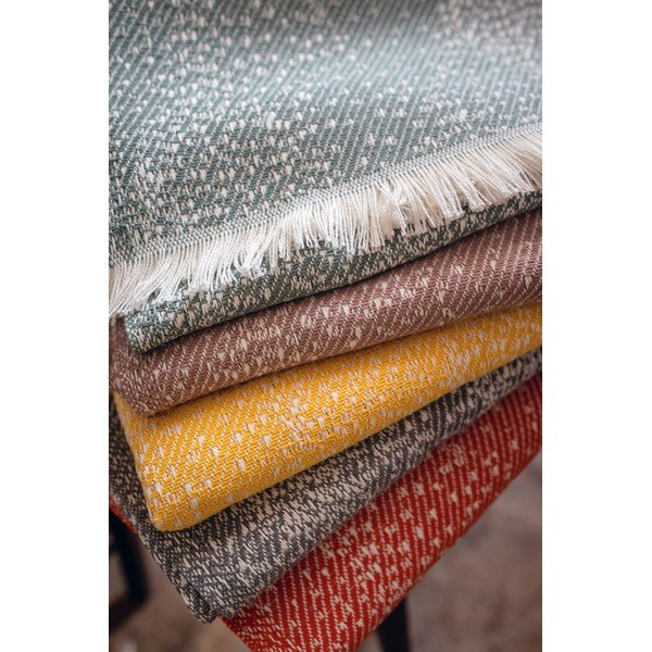 Plaid rosa con cotone Dotty , 140 x 180 cm Diamond - Euromant-image-3