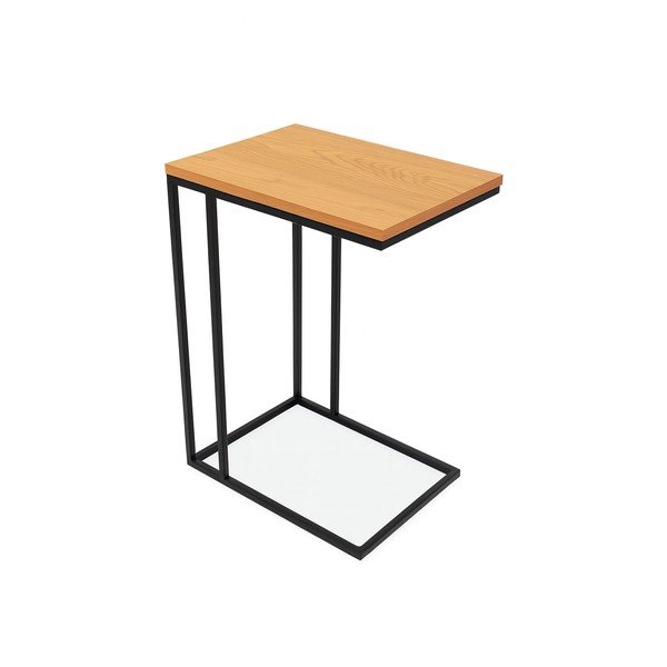 Tavolino con effetto rovere 50x35 cm Cesura – Unique Furniture