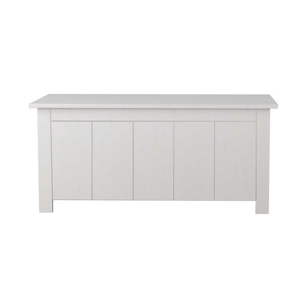Cassapanca in legno di pino bianco 100x45 cm Bertram - Støraa