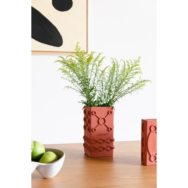 Vaso in cemento arancione Graphic - Zuiver-image-3