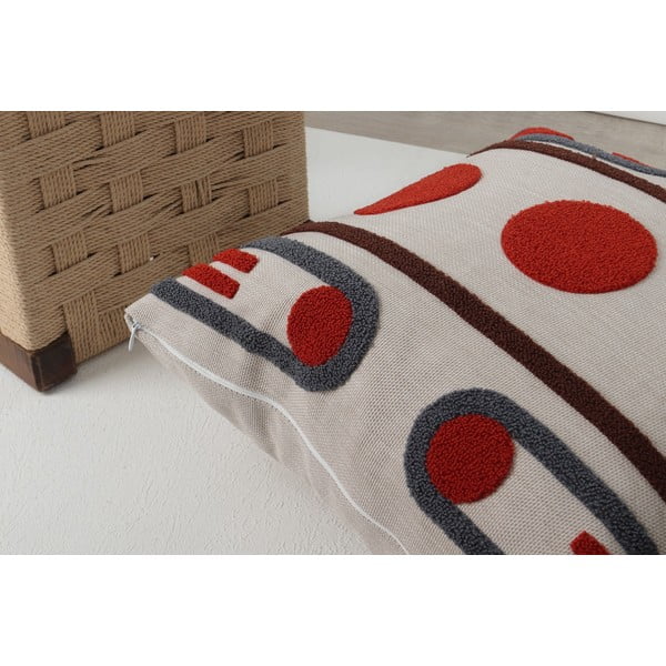 Federa decorativa in lino 43x43 cm Geometrik – Mioli Decor-image-4