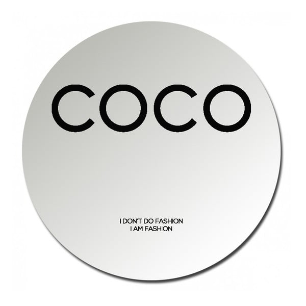 Specchio rotondo Coco Chanel, ø 25 cm - Velvet Atelier