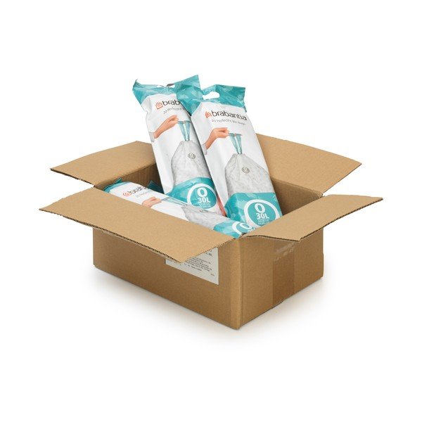 Sacchetti della spazzatura con chiusura 120 pz 30 l PerfectFit O – Brabantia-image-1