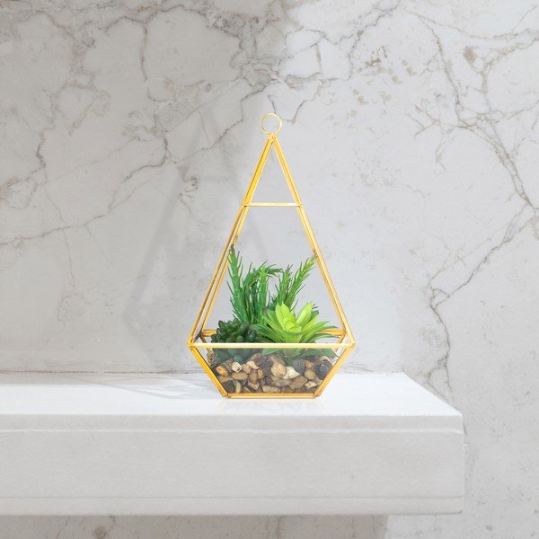 Succulenta artificiale (altezza 30 cm) Geometry - AmeliaHome-image-1