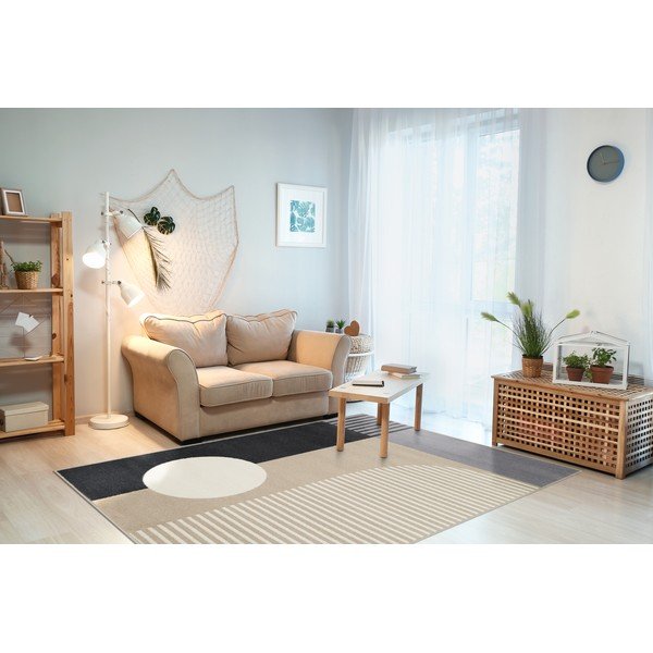 Tappeto grigio-beige 120x160 cm Eden - FD-image-1