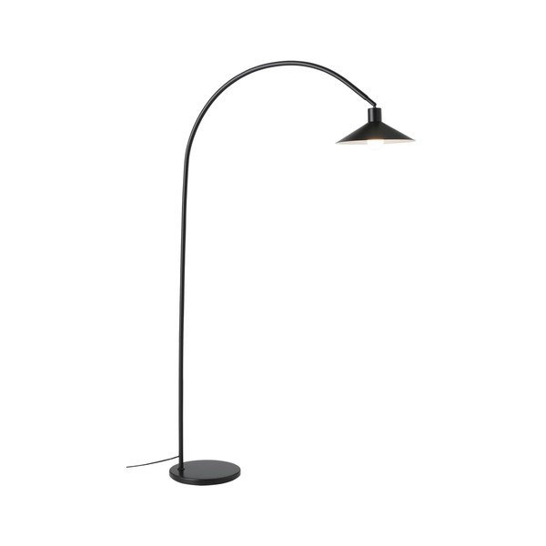 Lampada da terra nera in metallo con struttura flessibile (altezza totale 169 cm) Louisiana – Ellos Home-image-3