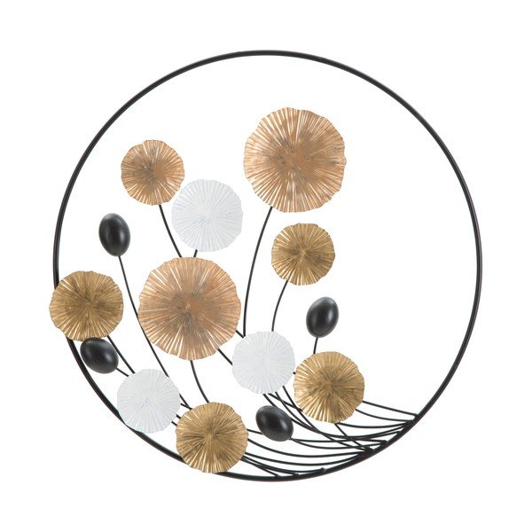Decorazione da parete in oro e nero Dory, ø 59 cm - Mauro Ferretti