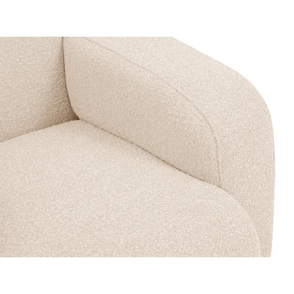 Divano in tessuto bouclé beige 170 cm Molino - Micadoni Home-image-1