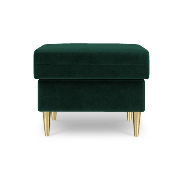 Pouf Muguet verde, 60 x 45 cm - Mazzini Sofas-image-2
