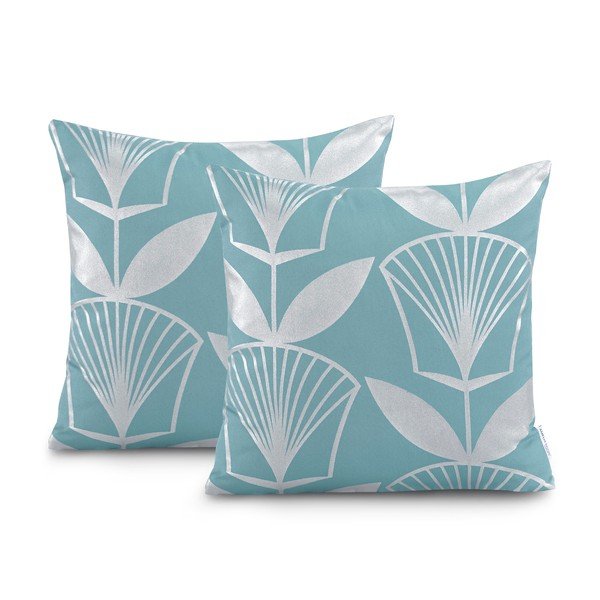 Federe in set da 2 45x45 cm Oxford Floris - AmeliaHome-image-1