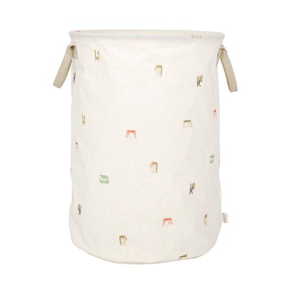 Cesta per giochi da bambino color crema in tessuto ø 54x38 cm Moira – OYOY Mini