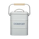 Contenitore grigio per rifiuti compostabili 3 l Living Nostalgia - Kitchen Craft
