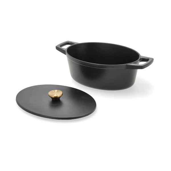 Pentola in ghisa con coperchio incluso adatta all'induzione 3,8 l – Holm-image-2