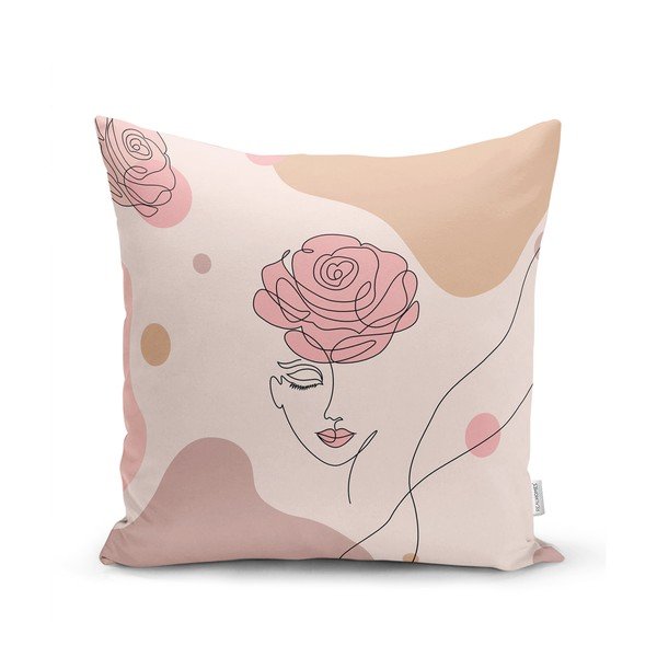 Set di 4 federe decorative Draw Art Women, 45 x 45 cm - Minimalist Cushion Covers-image-4