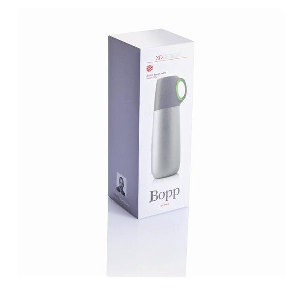 Zelená termoska s hrníčkem XD Design Bopp, 600 ml-image-2