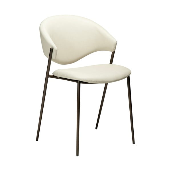 Sedia da pranzo avorio in similpelle Zone – DAN-FORM Denmark