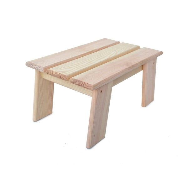 Sgabello in legno di pino colore naturale - Rojaplast-image-1