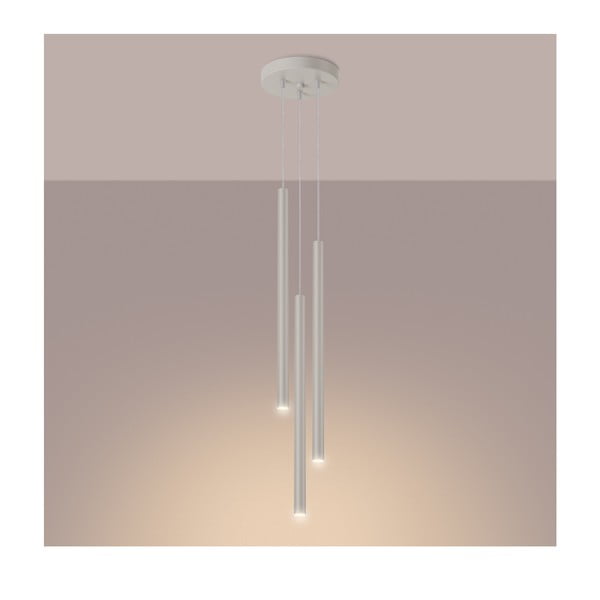 Lampadario color crema ø 19,5 cm Fideus – Sollux-image-1