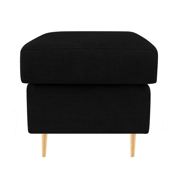 Pouf nero Iris - Mazzini Sofas-image-2