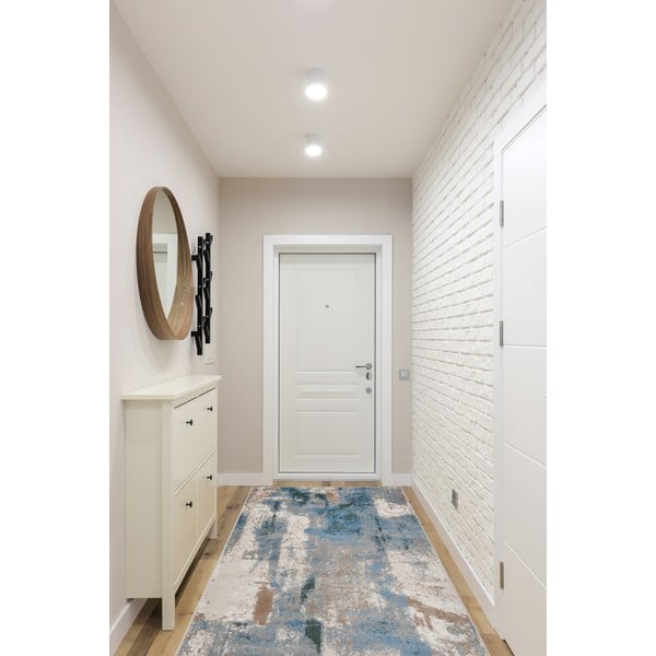 Passatoia azzurra 80x300 cm Sensi Zashi – FD-image-1